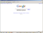 Google home page Google home page